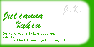 julianna kukin business card